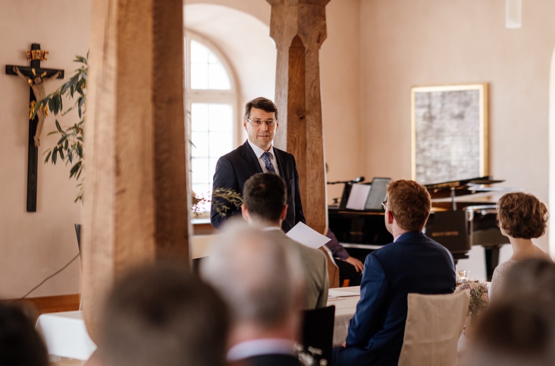Das Ja-Wort: Clara und Andreas bei ihrer standesamtlichen Trauung im Rathaus Ettenheim