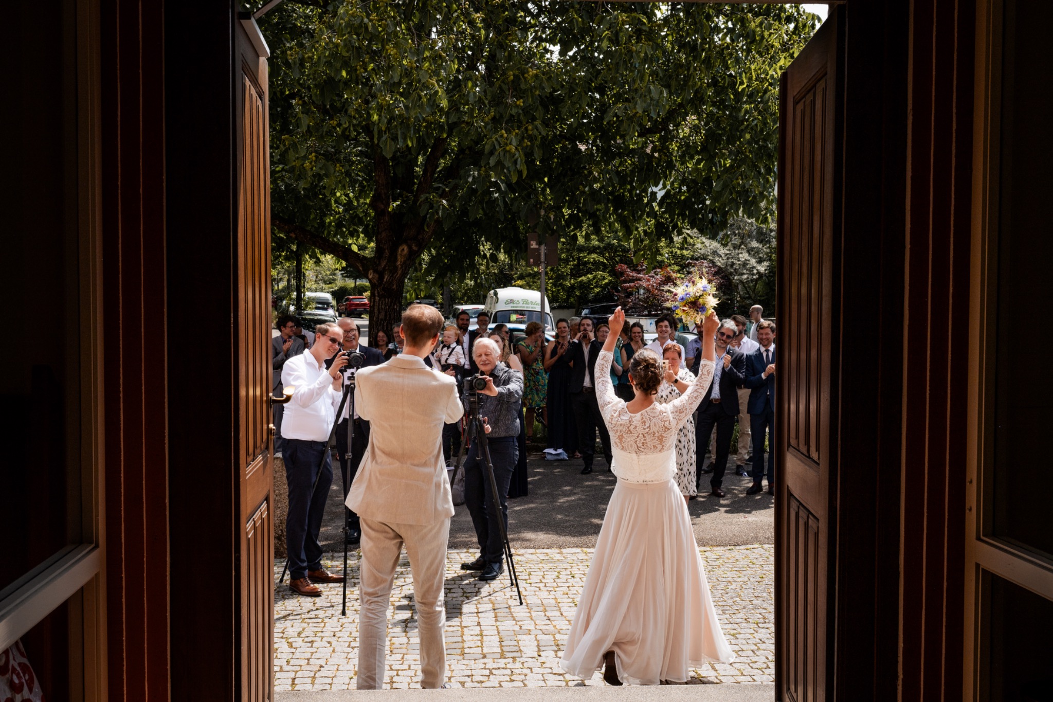 Kirchliche Trauung Freiburg – Elisa & Fabian in der Evang. Friedenskirche