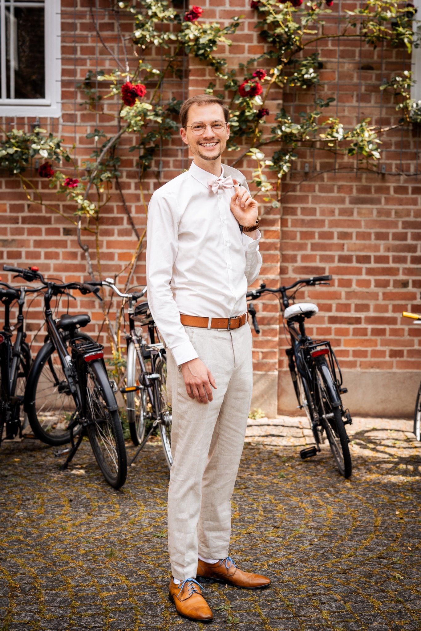 Kirchliche Hochzeit Freiburg Friedenskirche – Brautpaar