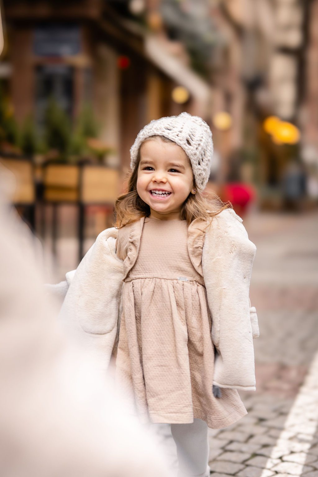 Authentische Familienreportage im Winter in Strasbourg