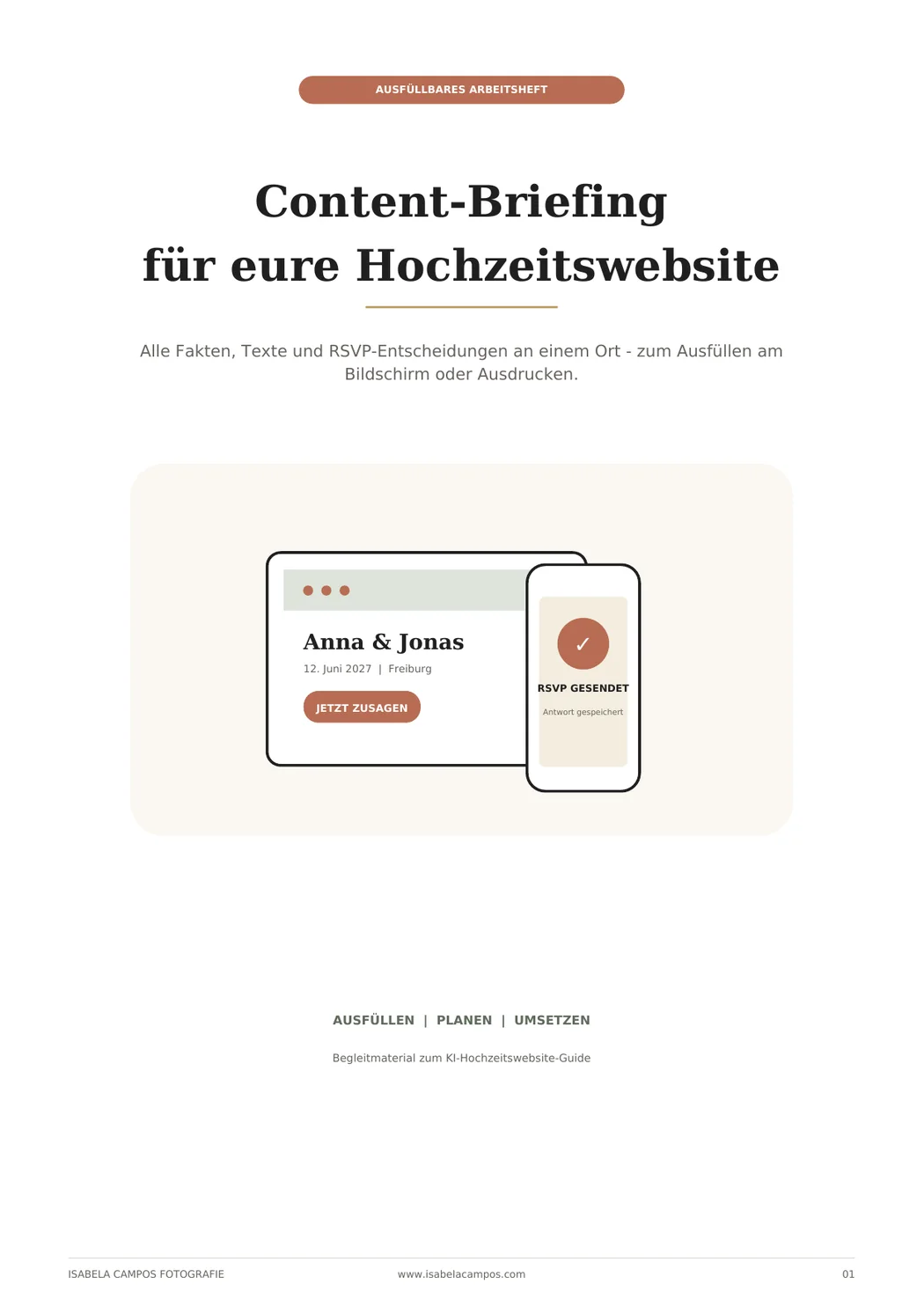 Vorschau des ausfüllbaren Content-Briefings