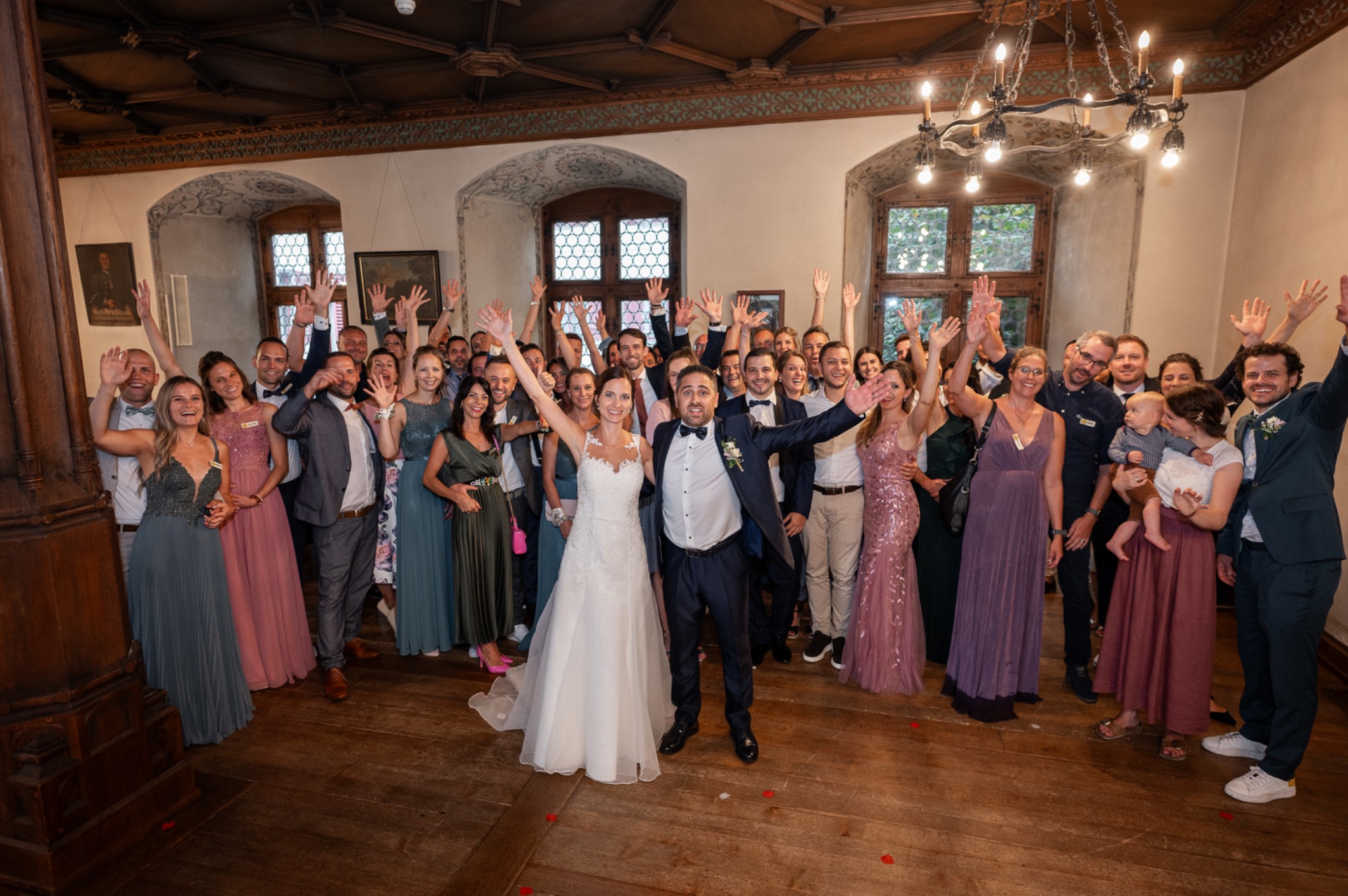 Hochzeitsreportage Schloss Staufenberg – natürliche Fotos