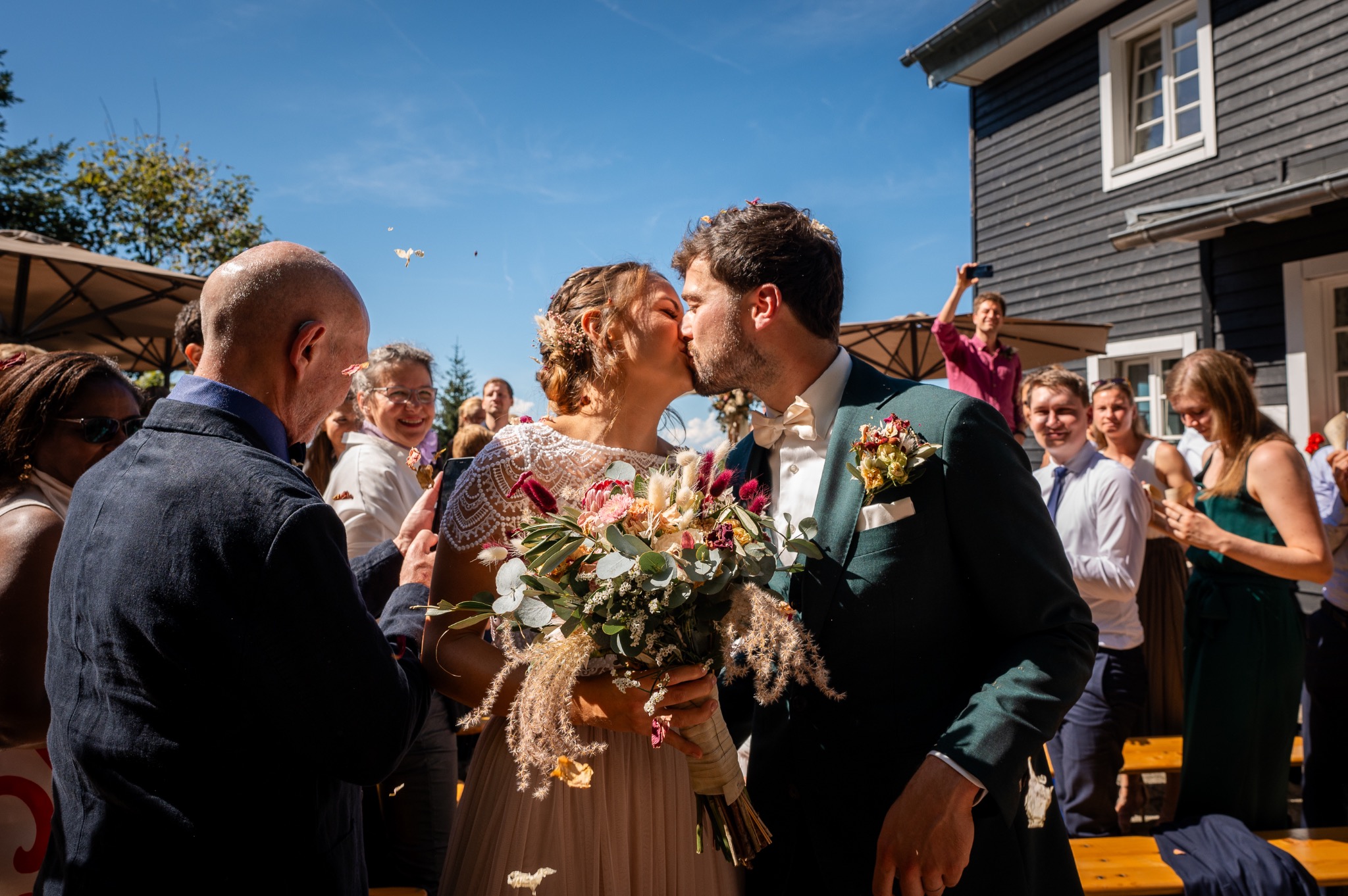 Freie Trauung Freiburg – Brautpaar Talvogtei Kirchzarten