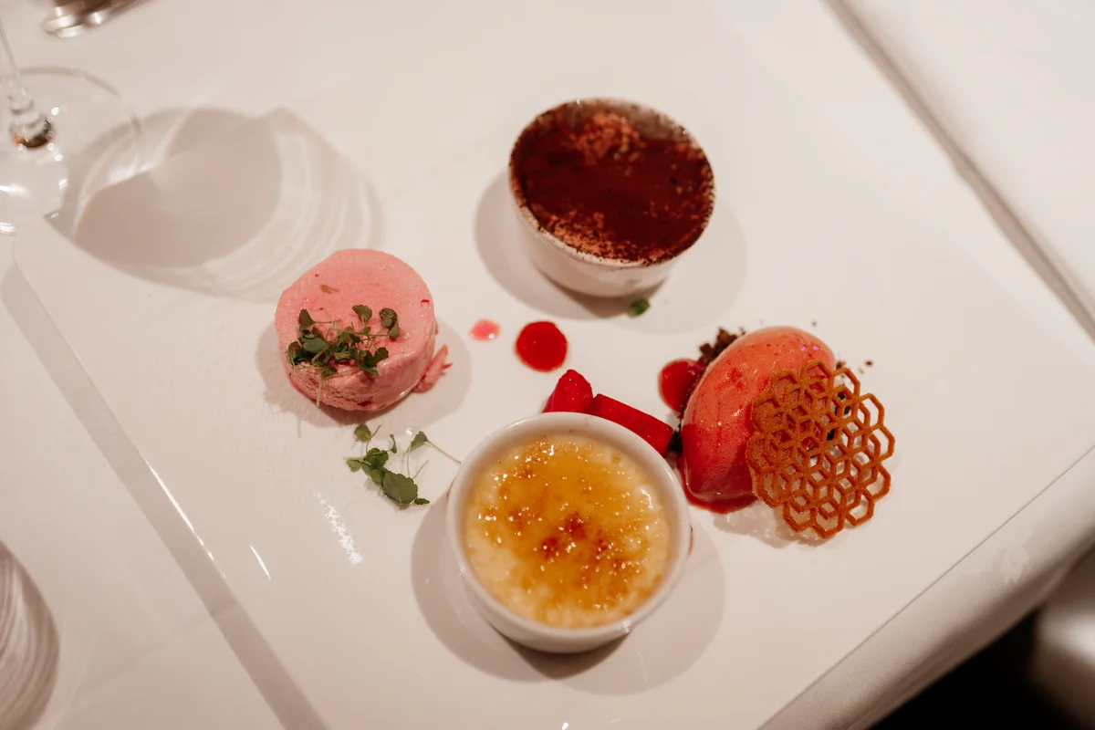 Dessert bei der Hochzeitsfeier im Rebstock Durbach