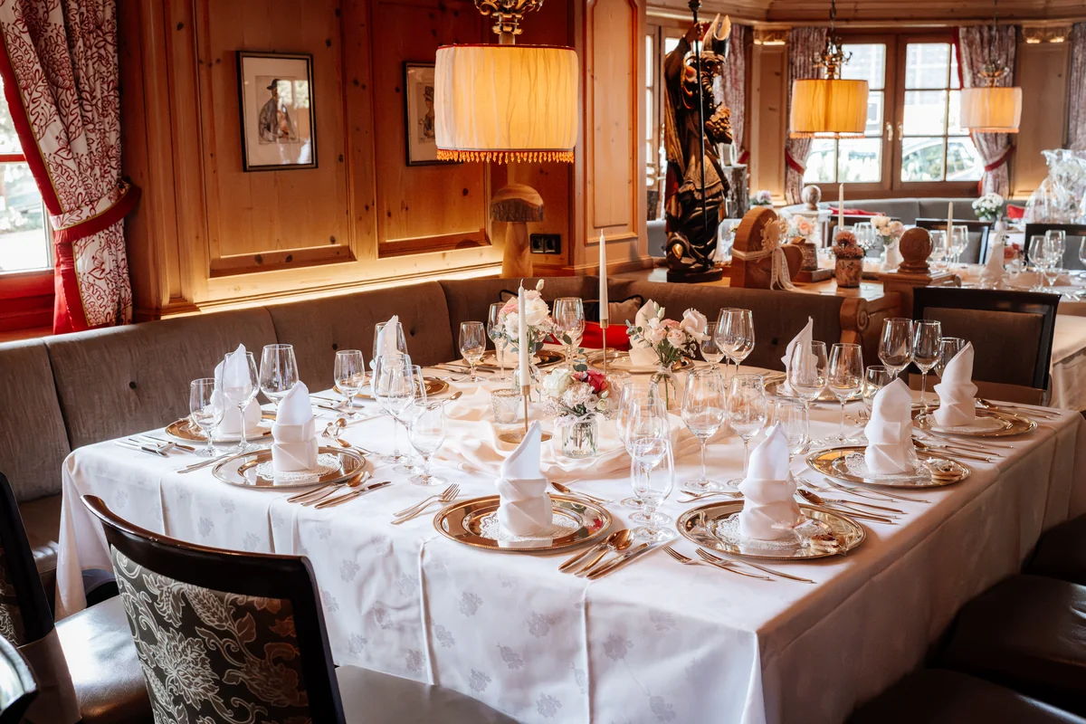 Festlicher Saal im Hotel Restaurant Rebstock Durbach