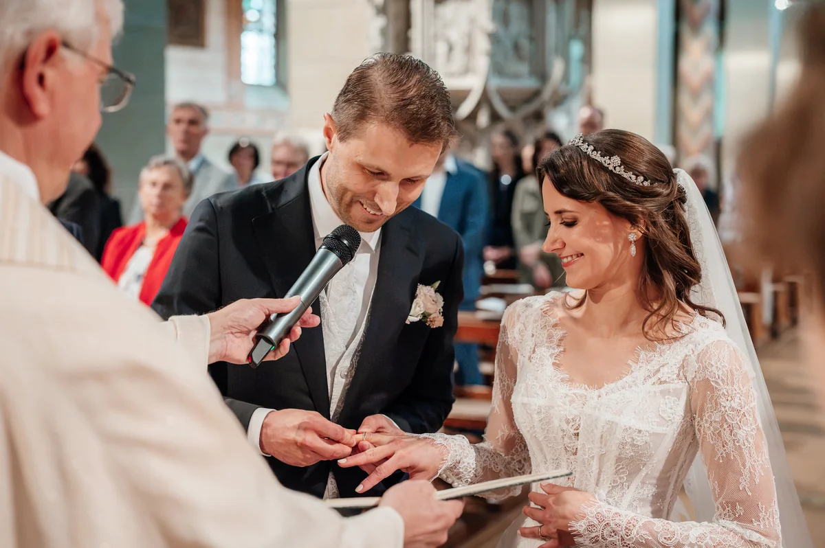 Ringwechsel von Sandra und Matthias in der Stadtkirche St. Marien