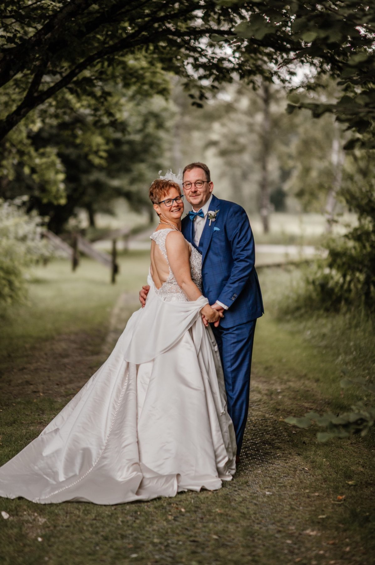 Hochzeitsfotograf beim Brautpaarshooting auf dem Golfplatz des Öschberghofs